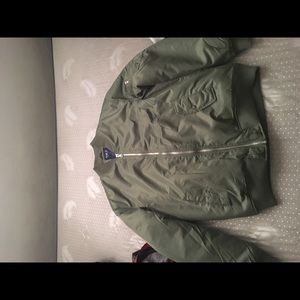 Green vigo bomber jacket